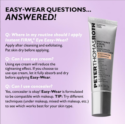 Instant FIRMx Eye Temporary Eye Tightener Easy-Wear Formula