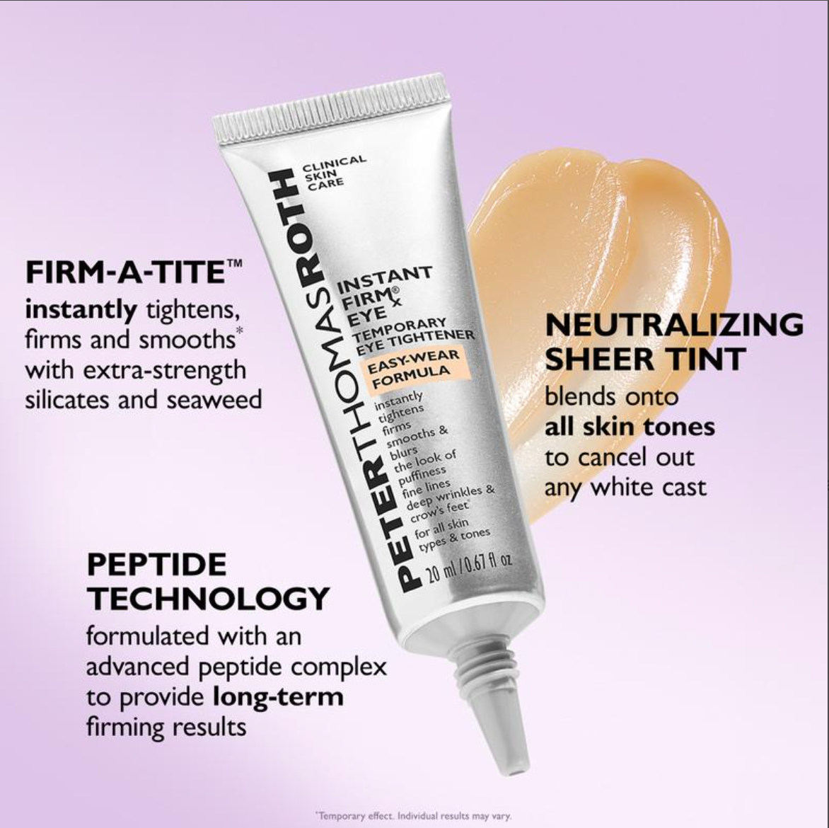Instant FIRMx Eye Temporary Eye Tightener Easy-Wear Formula